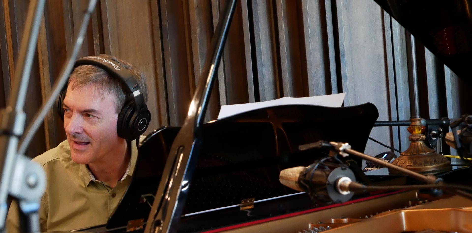 Christian Jacob at Dragonfly Creek Recording Studio recording his 2019 release “The Originals"